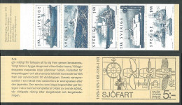 1974 SVEZIA LIBRETTO NAVI MERCANTILI MNH ** - K1 - 1951-80