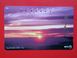 T-78 - JAPAN -JAPON, NIPON, TELECARD, PHONECARD NTT JP-231-174 Sunset - Japan