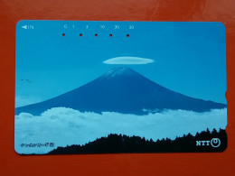 T-79 - JAPAN -JAPON, NIPON, TELECARD, PHONECARD NTT JP-231-190 Mt Fuji With Halo-Like Cloud - Japan