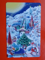 T-79 - JAPAN -JAPON, NIPON, TELECARD, PHONECARD NTT JP-231-255 Santa Claus House - Japan