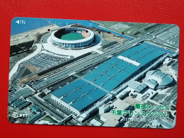 T-80 - JAPAN -JAPON, NIPON, TELECARD, PHONECARD NTT JP-251-053 Makuhari Messe And Marines' Stadium - Japan