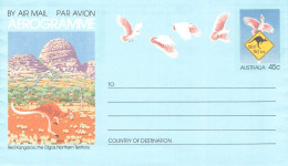 AUSTRALIA - AEROGRAMME 1985 BIRDS -SET OF 5- Unc / 4083 - Aérogrammes