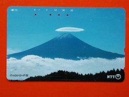 T-81- JAPAN -JAPON, NIPON, TELECARD, PHONECARD NTT JP- 231-190 Mt Fuji With Halo-Like Cloud - Japan