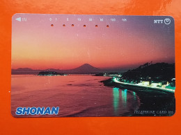 T-83- JAPAN -JAPON, NIPON, TELECARD, PHONECARD NTT JP- 251-311 Shonan - Seaside At Dusk - Japan