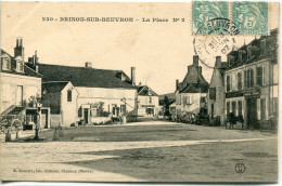 - 58 - NIEVRE - BRINON-SUR-BEUVRON -La Place. N° 2 - Brinon Sur Beuvron
