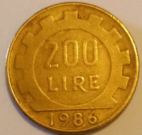 1986 - Italia 200 Lire   ----- - 200 Lire