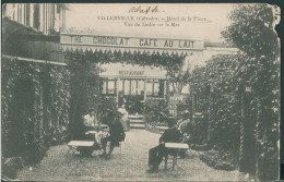 50 VILLERVILLE - HOTEL DE LA PLAGE - VUE DU JARDIN SUR LA MER - Autres & Non Classés