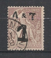 ANNAM ET TONKIN - 1888 - N°YT. 2 - Type Alphée Dubois 1 Sur 4c Lilas - Oblitéré / Used - Unused Stamps