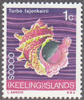 COCOS ISLANDS  SCOTT NO 8   MNH   YEAR 1969 - Cocos (Keeling) Islands