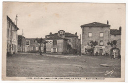 CPA 43 : SOLIGNAC-sur-LOIRE - Place Du Maréchal - Ed. L.Margetit Au Puy - 1945 - Commerces - Solignac Sur Loire