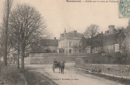 (SERGE) 72 MONTMIRAIL. Attelage à L'Entrée Route De Melleray 1906 - Montmirail