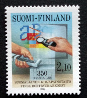 FINLANDIA ANIVERSARIO 1992 Yv 1160 MNH - Unused Stamps