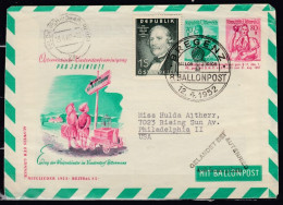 Brief Van Bregenz Ballonpost Naar Philadelphia USA - Sonstige & Ohne Zuordnung