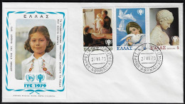 GREECE 1979 FIRST DAY SPECIAL COVER With Relative Official Label. - Cartas & Documentos