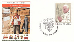 POLAND Cover 3-26,popes Travel 1983 - Storia Postale