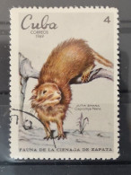 Kuba 1969 Fauna Mi 1551/57° Nur Der Säuger 1v Gebraucht Von 7v Im Angebot - Usati
