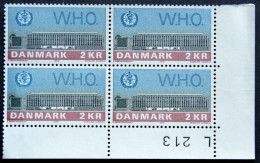 Denmark 1972  (WHO)   Minr.531   MNH  (**) Cz.Slania   ( Lot KS 1375 ) - Nuovi