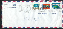 NATIONS UNIES Ca.1964: LSC De New York à Genève (Suisse) - Storia Postale