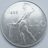 Pièce De Monnaie 50 Lire 1955 - 50 Lire