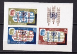 JORDANIE MNH ** Bloc Feuillet 1966 Non Dentelé - Jordanie