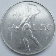 Pièce De Monnaie 50 Lire 1963 - 50 Lire