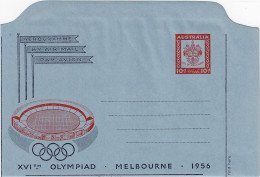 1956 AUSTRALIA MELBOURNE OLYMPICS AEROGRAMME UNUSED. - Covers & Documents