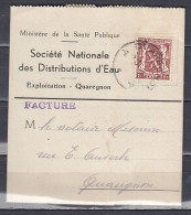 Brief Van Quaregnon A Naar Quaregnon - 1935-1949 Sellos Pequeños Del Estado