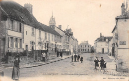 Le CHATELET-en-Brie (Seine-et-Marne) - Rue Hôtel De Ville (autre Vue) - Voyagé 190? (2 Scans) - Le Chatelet En Brie