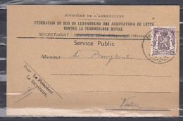 Kaart Van Musson Naar Virton - 1935-1949 Small Seal Of The State