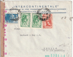 Grèce Lettre Censurée Pour L'Allemagne - Covers & Documents