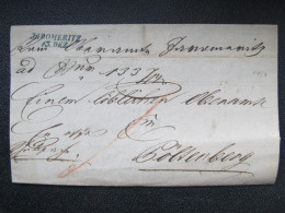 BRIEF Jaroměřice Nad Rokytnou Jaromeritz - Hradiště Pöltenberg Znaim Mähren //// R8661 - ...-1850 Prephilately