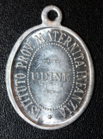 Jeton à Bélière D'enfant Abandonné 1949 - Ville D'Udine (Italie) - Orphelin - Orphelinat - Orphan Child Medal - Professionali/Di Società