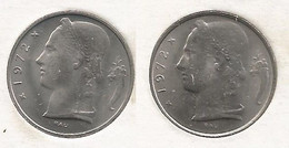 5 Frank 1972 Frans+vlaams * Uit Muntenset * FDC - 5 Francs