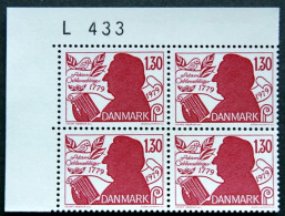 Denmark   1979     MiNr.694   MNH (**) 200 Birth Of Adam Gottlob Oehlenschläger  ( Lot KS 1388 ) Dichter / Poet / Poète - Neufs