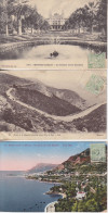 3 CP De Monte Carlo Obl. Monaco En 1913, 19, 20 Sur 5c Vert N° 22 Pour La France - Covers & Documents