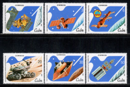 Cuba 1982 Mi# 2650-2655 ** MNH - 2nd UN Congress On The Peaceful Use Of Outer Space - Unused Stamps