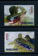 Norway 2018 Floibanen, Trams Used Set Of 2. - Usados