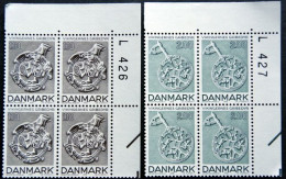 Denmark 1979   Viking Gripping Animal Style / Viking Greiftierstil MiNr.688-89   MNH (**)  (lot  KS 1390) - Unused Stamps