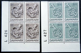 Denmark 1979   Viking Gripping Animal Style / Viking Greiftierstil MiNr.688-89   MNH (**)  (lot  KS 1391) - Unused Stamps