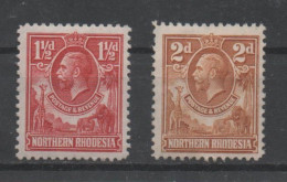 Northern Rhodesia, MH, 1925, Michel 3, 4 - Rhodésie Du Nord (...-1963)