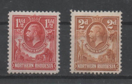 Northern Rhodesia, MH, 1925, Michel 3, 4 - Northern Rhodesia (...-1963)