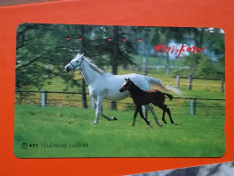 T-153 - JAPAN -JAPON, NIPON, TELECARD, PHONECARD, NTT JP 430-216 - Horse, Cheval - Japon