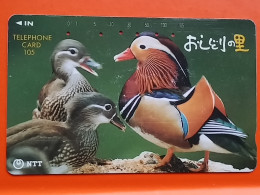 T-154 - JAPAN -JAPON, NIPON, TELECARD, PHONECARD, NTT JP 291-189, Bird, Oiseau - Japon