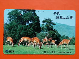T-157 - JAPAN -JAPON, NIPON, TELECARD, PHONECARD, NTT JP 331-097 Deer - Japan