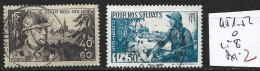 FRANCE 451-52 Oblitérés Côte 8 € - Used Stamps