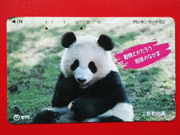 T-159 - JAPAN -JAPON, NIPON, TELECARD, PHONECARD, Animal, NTT JP 231-029, Panda Bear, Ours - Japan