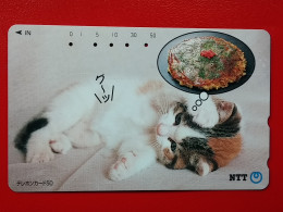 T-160 - JAPAN -JAPON, NIPON, TELECARD, PHONECARD, Animal, Cat, Chat, Katze NTT JP 331-476 - Japan