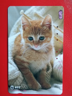 T-161 - JAPAN -JAPON, NIPON, TELECARD, PHONECARD, Animal, Cat, Chat, Katze NTT JP 291-067 - Japan