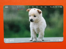 T-162 - JAPAN -JAPON, NIPON, TELECARD, PHONECARD, Animal, Dog, Chien, Hund NTT JP 111-024 - Japan