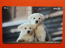 T-162 - JAPAN -JAPON, NIPON, TELECARD, PHONECARD, Animal, Dog, Chien, Hund NTT JP 111-033 - Japon